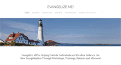 Desktop Screenshot of evangelizeme.com